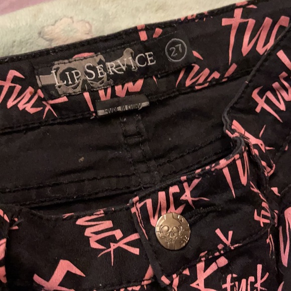 RARE: lip service “Fuck” skirt - Picture 2 of 4